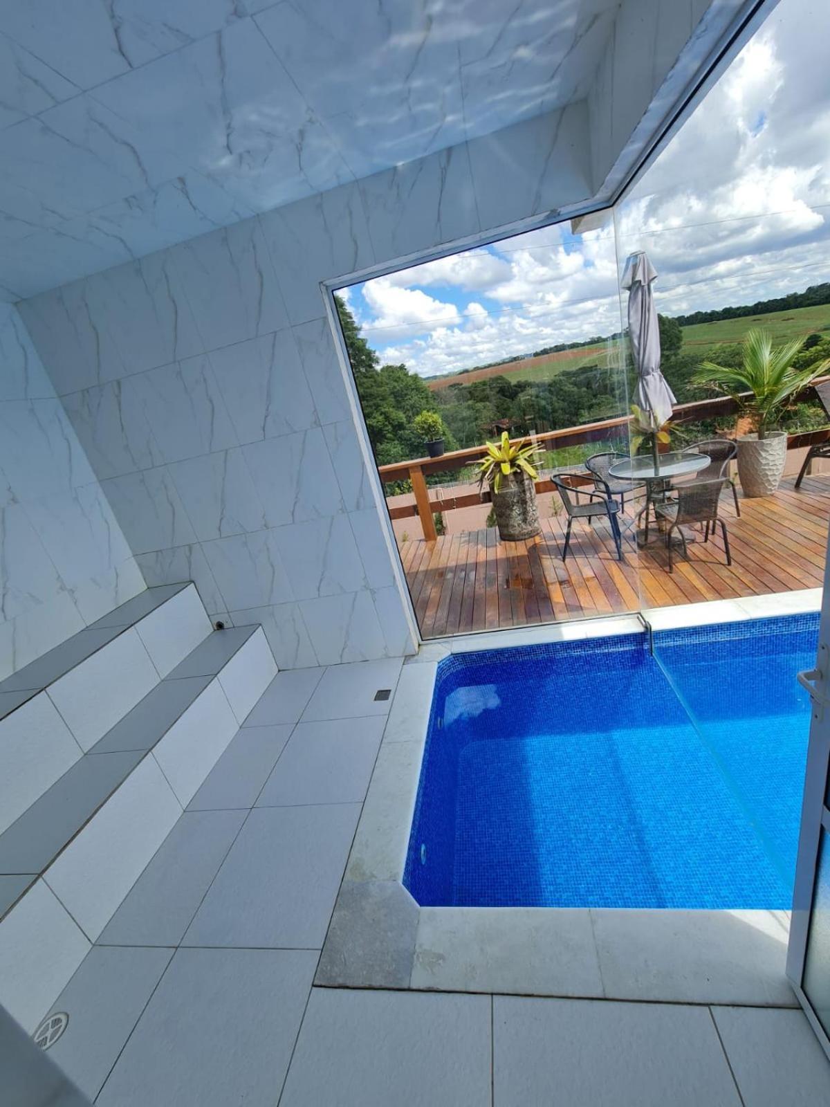 Chacara Arena Jk Com Piscina Integrada Com Sauna E Hidromassagem Ibiúna Kültér fotó